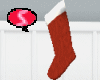 S. xmas stocking red