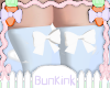 BabyGirl Thigh Bows Wh
