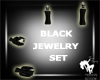 Black Jewelry Set