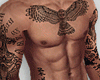 Muscle + Angel tattoo