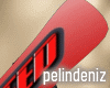 [P] Red snowboard