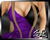 [SL] flirty dress purple
