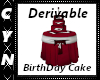 Derivable Birthday Cake