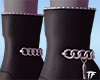 Grey Black Boots