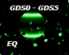 EQ Green Disco Ball DJ