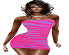 PinkDazzleStraplesDress