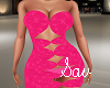 The Hugger Dress-HotPink