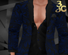 Slick floral blue suit
