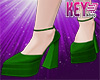 K* Platform Heels Green