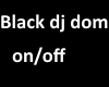 Black DJ Dome