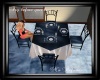Blue White Black Table 