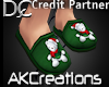 (AK)Santa bear slippers
