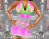 Luna Summer Dress Pink