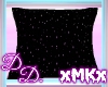 d.d. glitter pillow