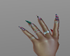 OX! Xmas LUna Nails