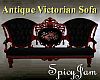 Antq Victorian Sofa BlkR