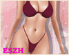 Shelia Burgundy Bikini