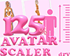 125% Avatar Scaler