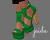 Eve Sandals - Emerald