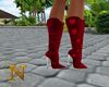 Valentine Red Long Boots