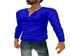 AH! plain blue shirt