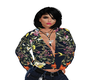 Open flowered shirt Girl