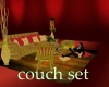 golden couch set