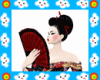 Geisha 10poses Fan