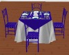 Blue Small Prom Table