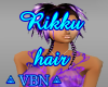 Rikku hair fire purple