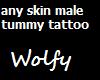 Wolfy Male Tummy Tat