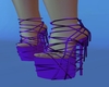 Rainbow purple heels