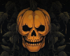 pumpkin  skull hoodie