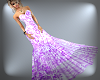 *S* Purple Lace Gown