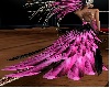 pink feathers tail