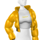 Yellow Puffer Jacket
