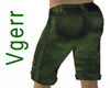 Green Cutoff Jeans