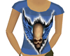 Blue Skull Shirt