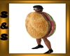 Male Burger Costume