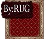 red antique rug