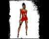 pf sexy dresse red+tatoo
