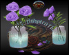 Vase with Purple Peonies