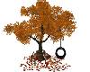 Fall Bench Tree & Swing