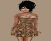 Zebra Flirty Dress