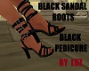 Strap Sandal Black/black