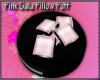 CQ-Pink Gala Pillow Puff
