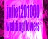 juliets  wedding flowers