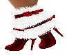 RED/FUR WINTER BOOTS