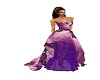 Butterfly Purple Gown