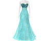Aqua Jeweled Gown